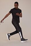DeFactoFit Standart Fit Jogger Eşofman Altı Skuba Dalgıç Kumaş Sporcu Beli Lastikli B4537AX25SPBK81