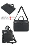 Case Club Slim Laptop Evrak Çantası 13,3'' 14'' Inç Omuz Askılı Macbook Air Pro Uyumlu