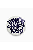 Taylor Swift 1989 Mor Yazılı Rozet
