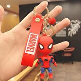 DZC KUZENLER AVM SPDERMAN ÖRÜMCEK Karikatür Anime Figür PVC Bebek Anahtarlık  ÇANTA Süsü