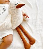Çocuk Bebek Uyku Arkadaşı Duffy Ördek- Peluş Ördek, Uzun Bacak Kuş