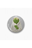 Kermit The From Kurbağa Rozet Metal