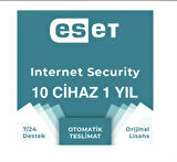 Eset İnternet Security 10 Cihaz 1 Yıl ( Dijital Lisans )