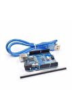 Arduino Uno R3 Smd Ch340 Chip Usb Kablo Dahil Ard337(3'lü Set)