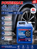 POWERMAX Jel Lastik Parlatıcı 5 L Araç Lastikleri İçin Bakım ve Parlak Görünüm