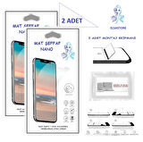 Xiaomi K40 GAMİNG Nano Ekran Koruyucu 2 Adet Ultra İNCE Esnek MAT Şeffaf