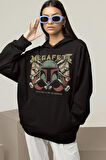 Megadeth Rock Metal Baskılı Unisex Oversize Hunting Is My Business Hoodie