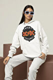 High Ac Dc Voltage Logo Baskılı Unisex Oversize Rock Metal Hoodie
