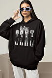 Müzik Grubu The Beatles Baskılı Unisex Oversize Hoodie