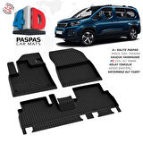 TÜRKMEN Peugeot Rifter 4D Paspas ve 4D Bagaj Havuzu 2019 ve Üstü