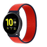 Megafox Honor Magic Watch 42mm 20mm Uyumlu Hasır Kordon Spor Örgü İşlemeli Yumuşak Kayış