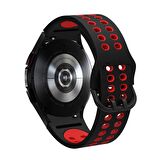 Megafox Galaxy Watch Gear Sport / S2 / S4  Delikli Silikon Kordon Nike Tasarım Premium Spor Bileklik
