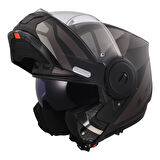 LS2 SCOPE 2 AXIS MAT SİYAH-TITANIUM KASK