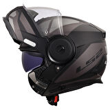 LS2 SCOPE 2 AXIS MAT SİYAH-TITANIUM KASK