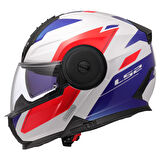 LS2 SCOPE 2 DURIA BEYAZ-MAVİ-KIRMIZI KASK