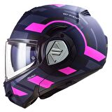 LS2 ADVANT VELUM MAT MAVİ-PEMBE KASK