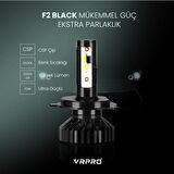 H4 F2 Mini Slim Led Xenon Far Ampulü CSP Çip