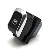AUDİ A4 2008-2015 TEKLİ CAM AÇMA DÜĞMESİ KROM