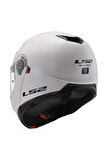 LS2 STROBE 2 BEYAZ  ÇENE AÇILIR KASK XL