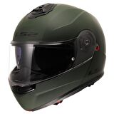 LS2 Strobe 2 Çene Açılır Kask Mat Yeşil