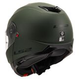 LS2 Strobe 2 Çene Açılır Kask Mat Yeşil