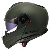 LS2 Strobe 2 Çene Açılır Kask Mat Yeşil