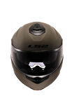 LS2 STROBE 2 MAT KUM  ÇENE AÇILIR KASK L