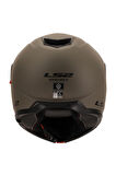 LS2 STROBE 2 MAT KUM  ÇENE AÇILIR KASK L