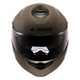 LS2 STROBE 2 MAT KUM  ÇENE AÇILIR KASK XL