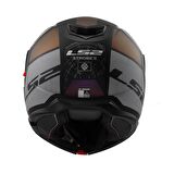 LS2 STROBE 2 ORION MAT SİYAH-MOR-MAVİ ÇENE AÇILIR KASK