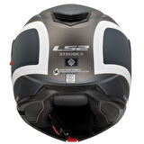 LS2 STROBE 2 VICTORY MAT GRİ-MAVİ-KUM KASK