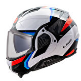 LS2 ADVANT 2 TRIPLE BEYAZ-MAVİ-KIRMIZI-SİYAH KASK