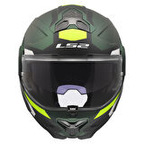 LS2 ADVANT 2 TRIPLE MAT SİYAH-YEŞİL-NEON SARI KASK