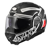 LS2 ADVANT 2 TAPE MAT SİYAH-BEYAZ KASK