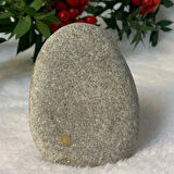 Uretti - Belkıs 8188 - El Yapımı Doğal Taş Yılbaşı Temalı Mutlu Kardan Adam Obje - 6 x 8 cm