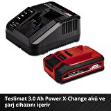 Einhell Akülü Zincirli Testere GE-LC 18/25-1 Li Kit Power X-Change (18 V, 23 cm kesim uzunluğu, 4,5 m/s zincir hızı, otomatik zincir yağlama, 1x 3,0 Ah akü + şarj cihazı dahildir) - 4501760