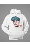 Already Broken Baskılı Tommy Shelby Unisex Oversize Peaky Blinders Hoodie