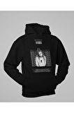 Billie Eilish Baskılı Unisex Oversize Şarkıcı Hoodie
