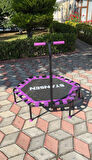 115 Cm 45 INC Tutunmalı Step Trambolin Katlanabilir Tutamaçlı Trambolin
