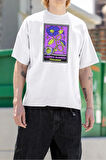 Lonely Flower Baskılı Unisex Oversize Tişört