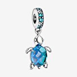 Murano 798939C01 Camı Denizi Kaplumbağası Charm