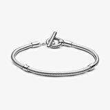 Pandora Moments T Kapama Klipsli Bileklik 599082C00-20 cm