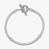 Pandora Moments T Kapama Klipsli Bileklik 599082C00-20 cm