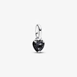 Pandora ME Siyah Çakra Kalp Mini Sallantılı Charm 793042C01