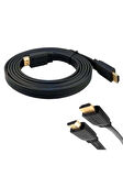VERSATİLE FLAT 5m HDMI KABLO YASSI KABLO 1.4V FULL HD 4K 3D 5 METRE HDMI KABLO