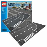 LEGO City 7281 T-Junction & Curved Road Plates