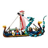 Lego Creator, 3in1 Viking Gemisi & Midgard Yılanı Lego Seti - 1192 Parça