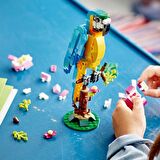 LEGO Creator Egzotik Papağan 31136-7 Yaş ve Üzeri Çocuklar İçin Papağan, Balık ve Kurbağa Modelleri İçeren Yaratıcı Oyuncak Yapım Seti (253 Parça)