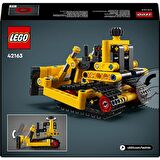 LEGO® Technic Ağır İş Buldozeri 42163 - 7 Yaş ve Üzeri Çocuklar için İnşaat Aracı İçerek Koleksiyonluk Yaratıcı Oyuncak Model Yapım Seti (195 Parça)