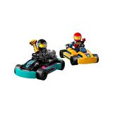 60400 LEGO® City Go-Kart ve Yarış Sürücüleri 99 parça +5 yaş